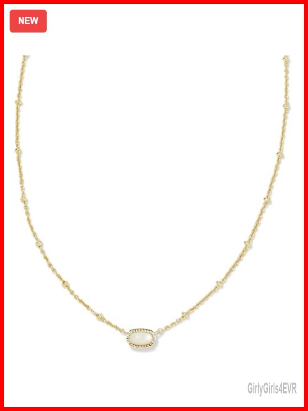 Mini Elisa 14k Gold-Plated Satellite Short Pendant Necklace